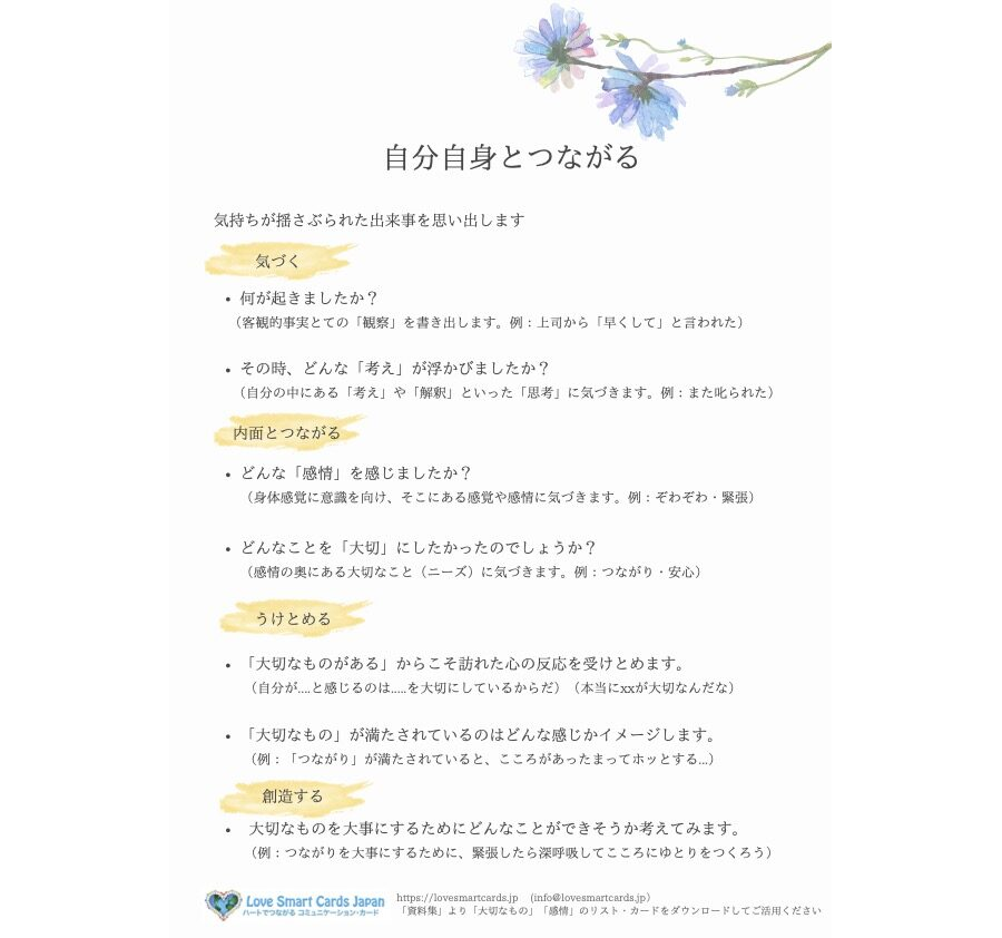 自分自身とつながる